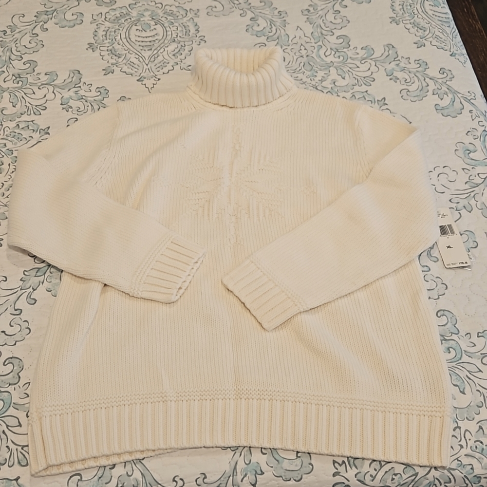 WOMENS XL RALPH LAUREN KNIT SWEATER